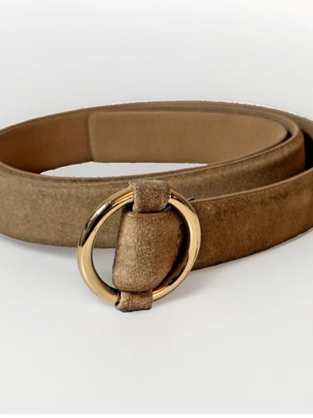 LOFT SUEDE LEATHER BELT LARGE
